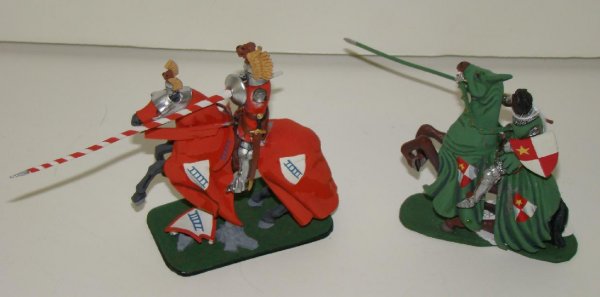 BRUNNELL BATTLE OF CRECY. 2 PIECES - 2