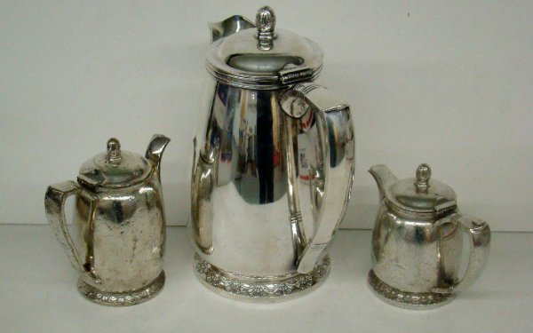 UNITED STATES LINES SILVER POTS - 2