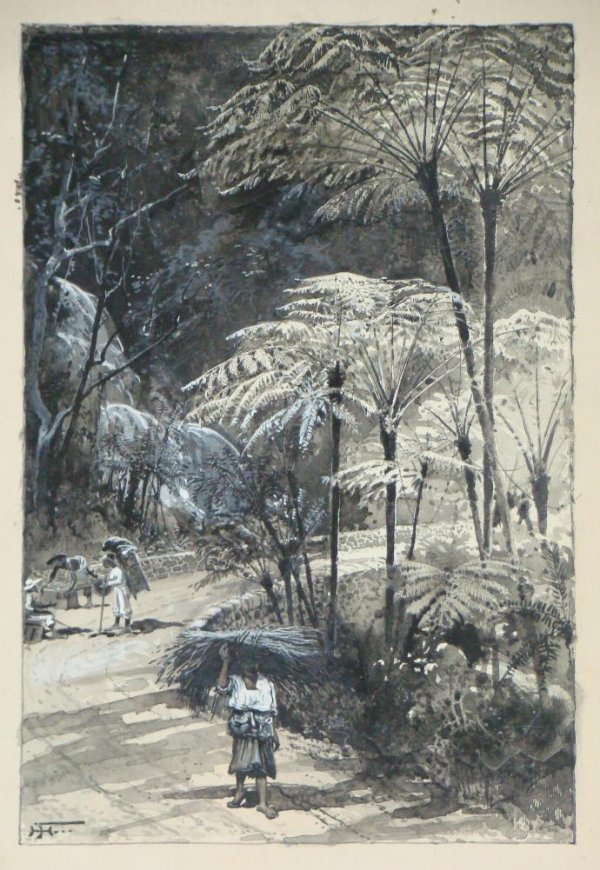 HARRY FENN. ORIGINAL WATERCOLOR. - 2