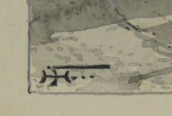 HARRY FENN. ORIGINAL WATERCOLOR. - 4