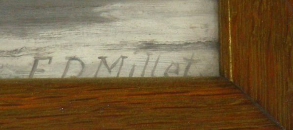 FRANCIS DAVIS MILLET. OIL. - 5