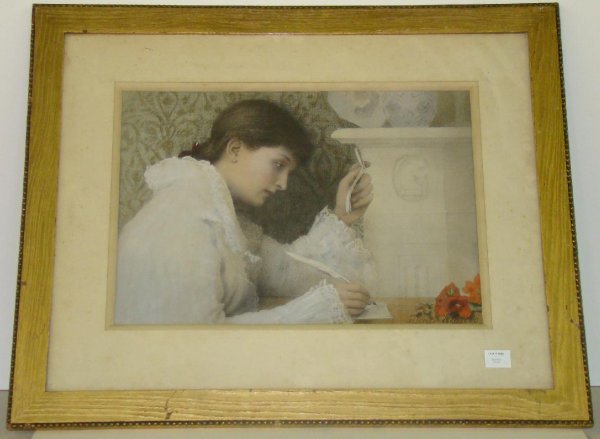 EDGAR HANLEY. PRINT.