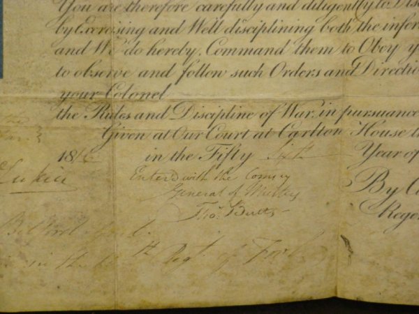 GEORGE III DOCUMENT SIGNED. - 4