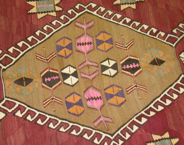 HANDMADE TURKOMEN CARPET RUG - 5