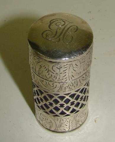 BIRMINGHAM 1912 STERLING SILVER SCENT BOTTLE