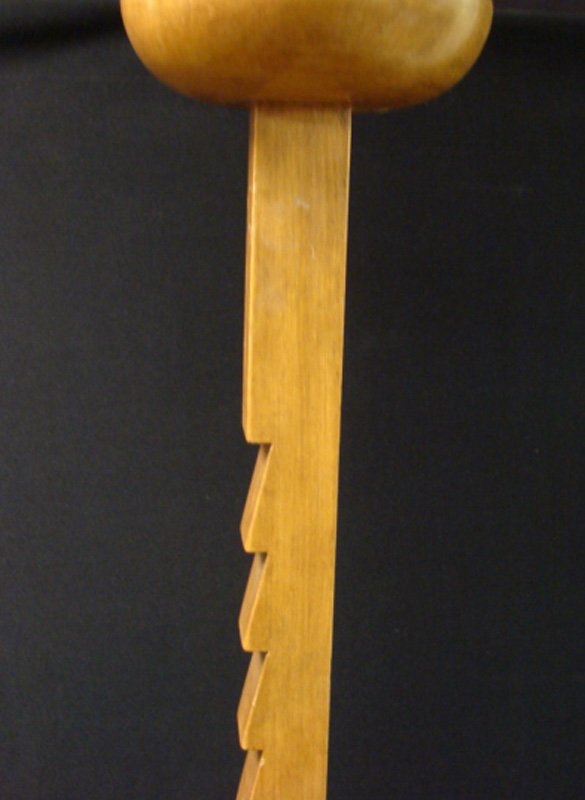VINTAGE ADJUSTABLE MAPLE FLOOR LAMP - 5