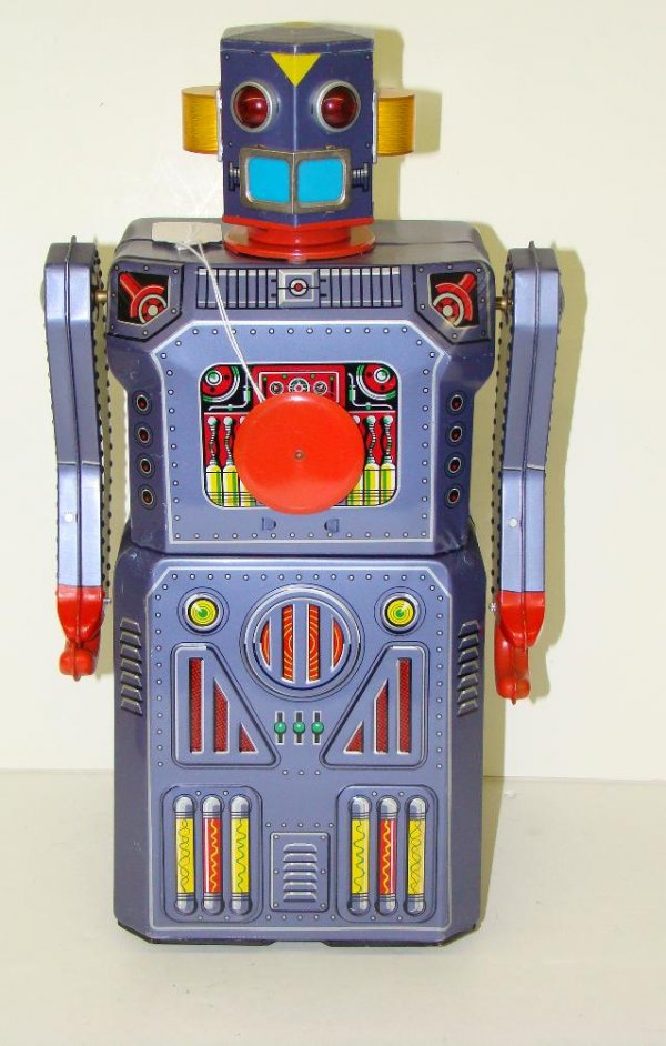 TARGET ROBOT. BOXED W/GUN & DARTS. JAPAN. - 2