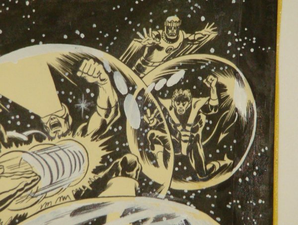 DAVE COCKRUM X-MEN COVER. ORIGINAL ART. - 6