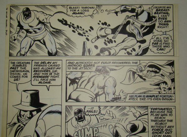 DAVE COCKRUM ORIGINAL COMIC PAGE. - 2