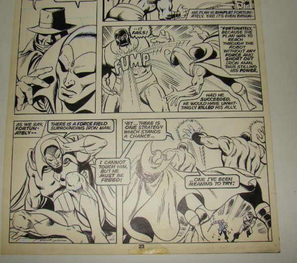 DAVE COCKRUM ORIGINAL COMIC PAGE. - 3
