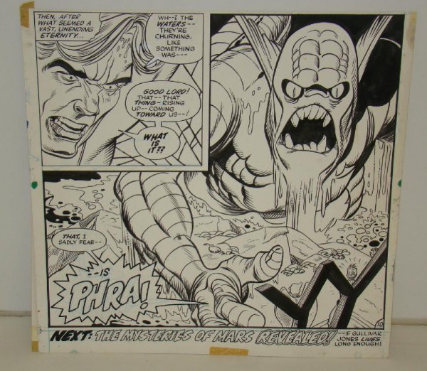 CREATURES ON LOOSE COMIC ART PAGE - 3