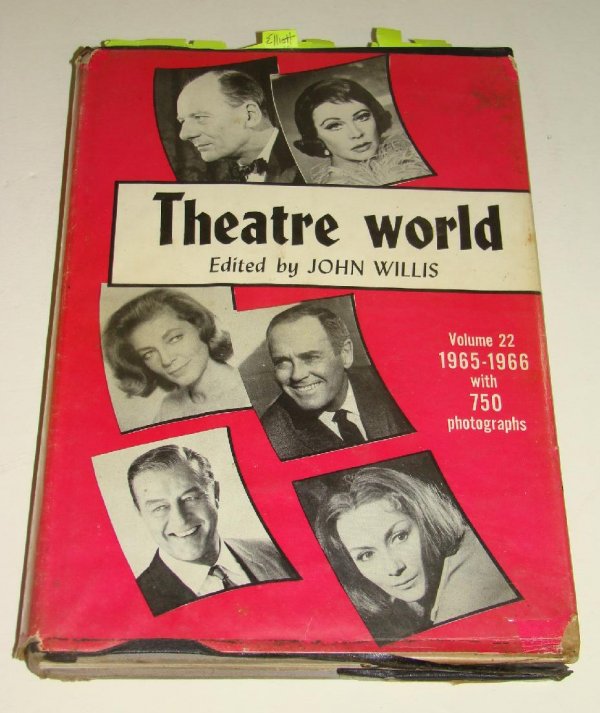 BROADWAY THEATRE WORLD AUTOGRAPHS 1965-66