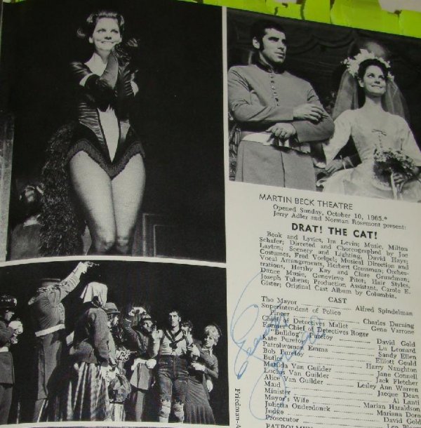 BROADWAY THEATRE WORLD AUTOGRAPHS 1965-66 - 2