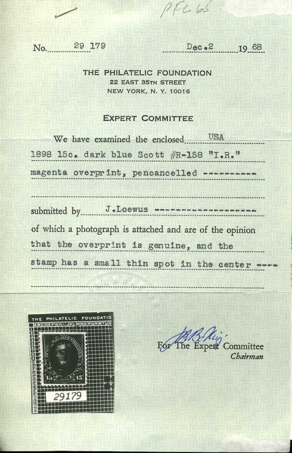 15c Mich. Mutual Provisional, Scott R158 - 3