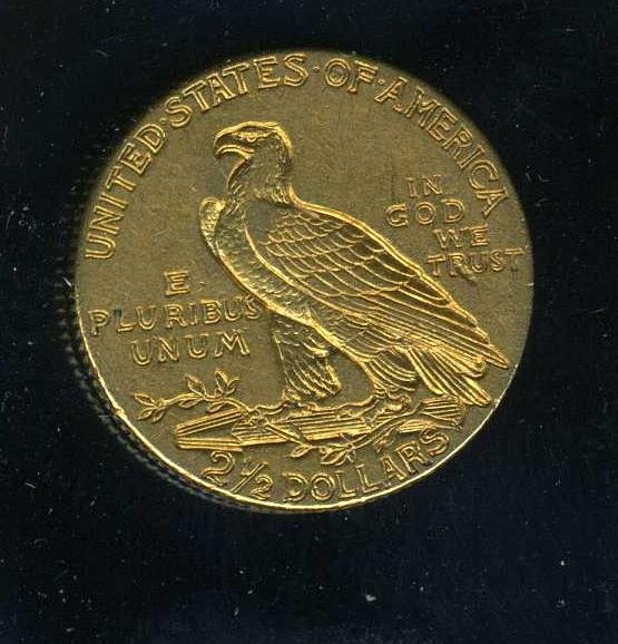 1909 Two and Half Dollar Gold Piece - 2