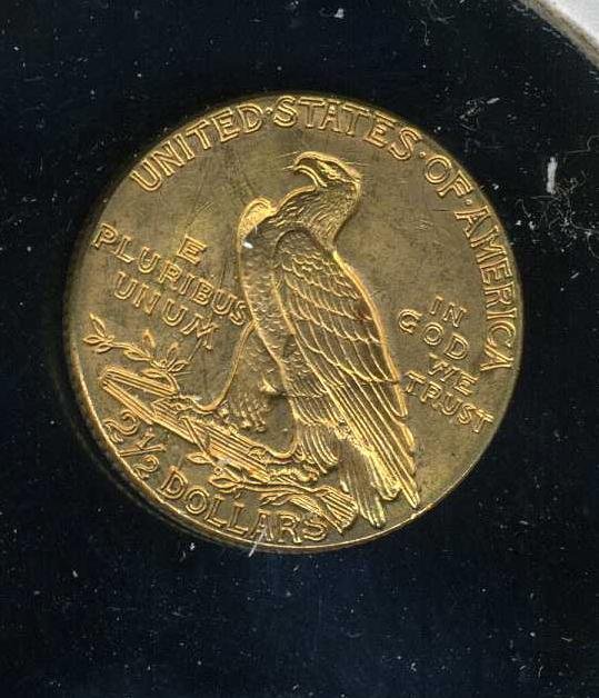1927 Two and Half Dollar Gold Piece - 2