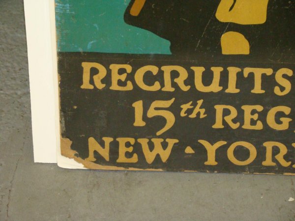 Rare. Recruiting Poster. Black Americana. - 2