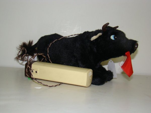 BOXED ALPS BATTERY OPERATED FIGHTING BULL - 3