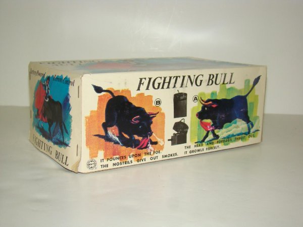 BOXED ALPS BATTERY OPERATED FIGHTING BULL - 5