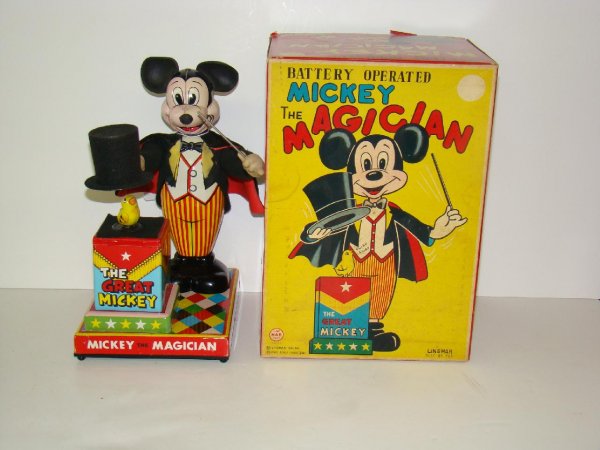 BOXED LINEMAR BATTERY OP MICKEY THE MAGICIAN