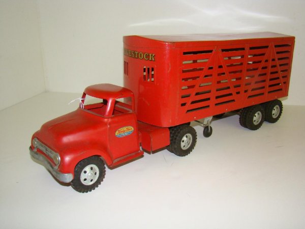 TONKA TOYS PRESSED STEEL LIVESTOCK TRUCK - 2