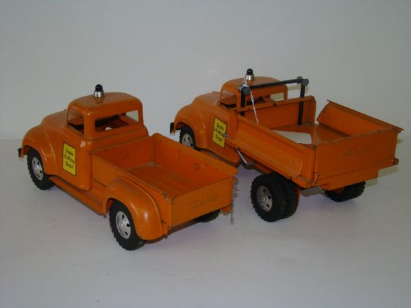 TONKA 4 PC. STATE HIGHWAY DEPT. SET W/SIGNS - 3