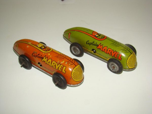 RARE. SET OF 4 CAPTAIN MARVEL RACE CARS - 2