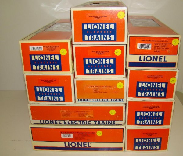 LOT OF BOXED LIONEL UNION PACIFIC TRAINS
