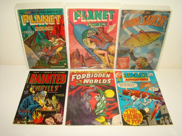SCIENCE FICTION COMIC LOT.
