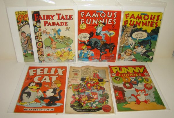 GOLDEN AGE COMIC LOT.