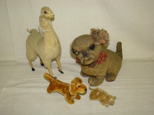 LOT OF 4 OLDER STUFFED ANIMALS