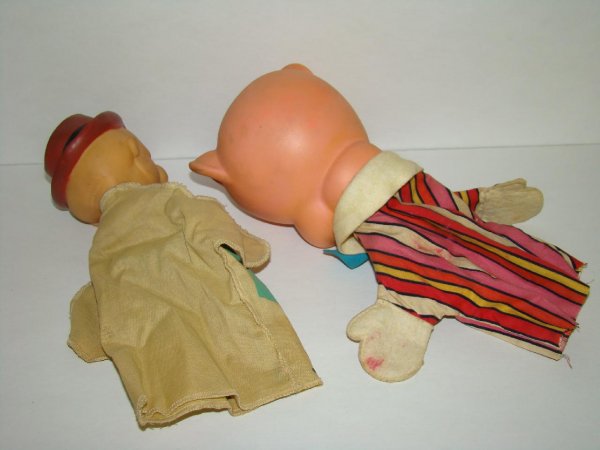 LOT OF TWO VINTAGE WARNER BROS. HAND PUPPETS - 2