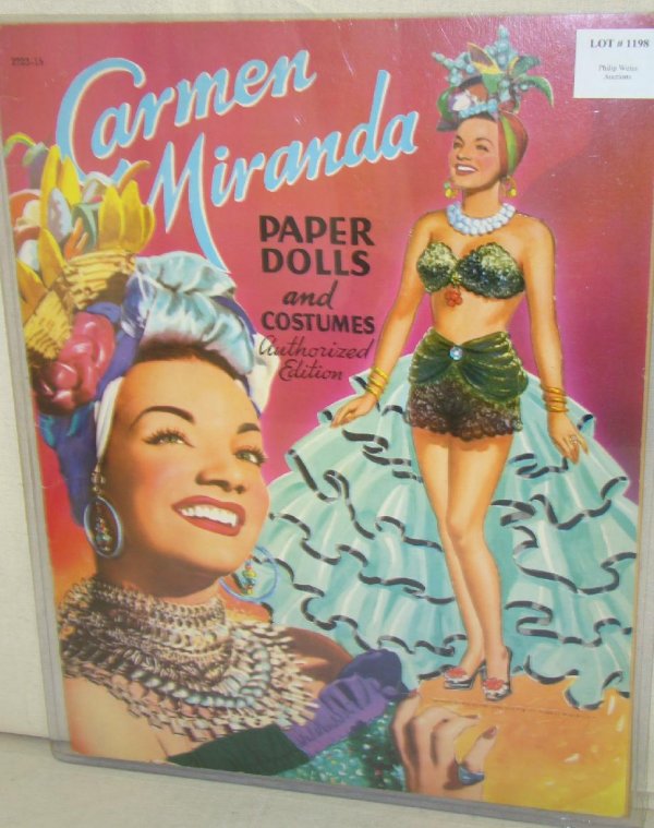 carmen miranda paper dolls