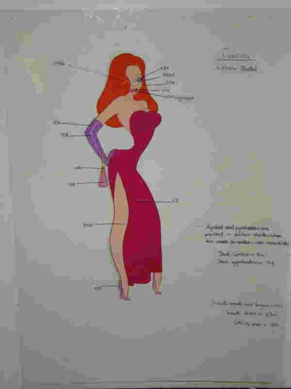 2019: Jessica Rabbit Color Model Cel