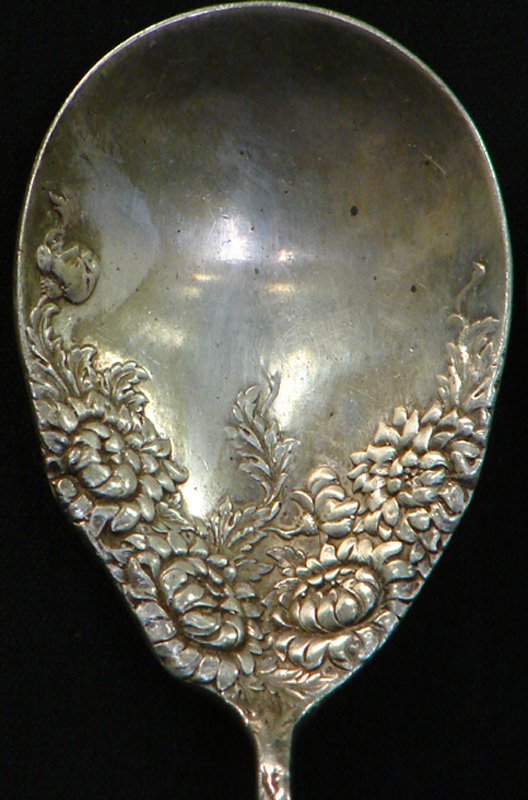 LOT OF 2 STERLING SILVER FANCY SPOONS - 3