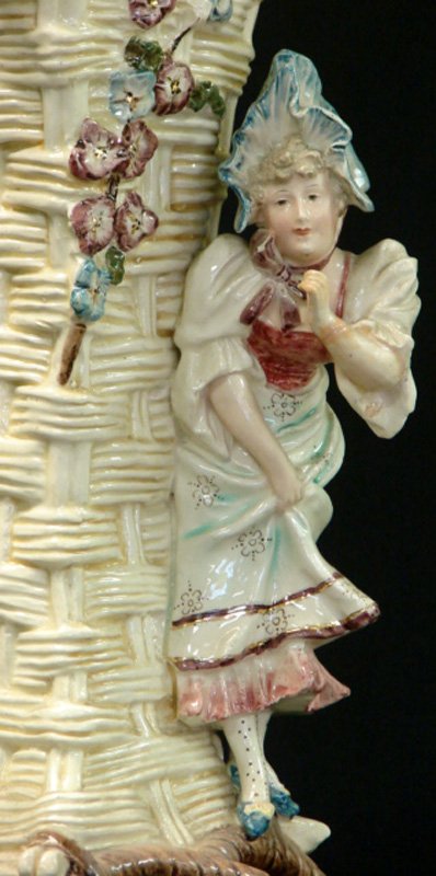 VINTAGE TEPLITZ FIGURAL VASE - 8