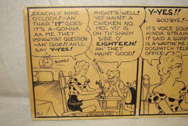 Al Capp. Lil Abner. Original Daily. - 2