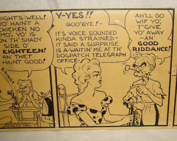 Al Capp. Lil Abner. Original Daily. - 3