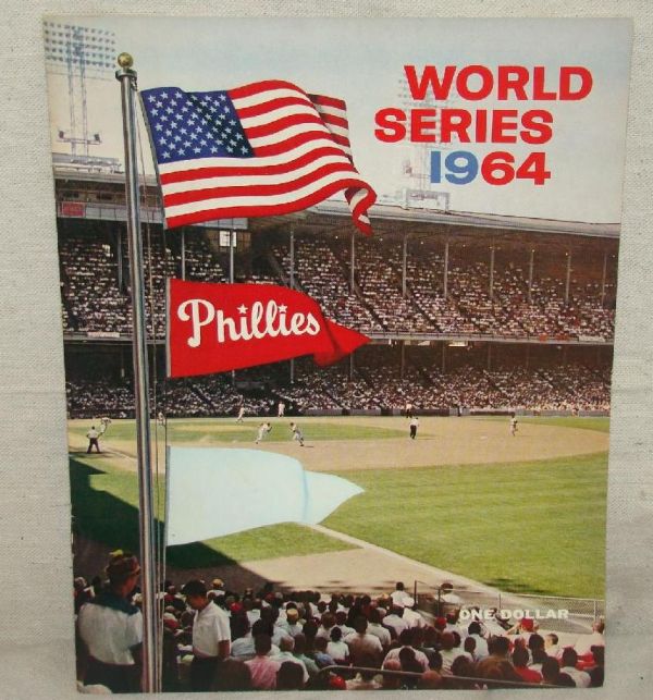 1964 World Series Phillies Phantom Program: Original Philadelphia Phillies Phantom World Series 1964 Program. With 10 games left to play in the 1964 season, the Phillies appeared to have first place locked up, and so certain to reach the WS, th