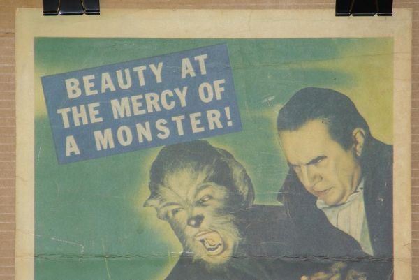 RETURN OF THE VAMPIRE INSERT POSTER LUGOSI - 2