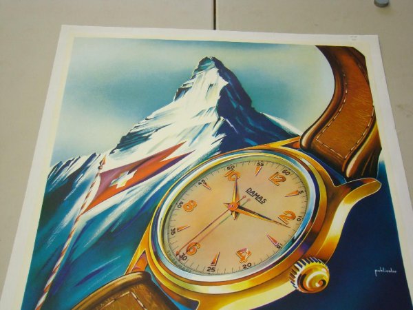 LINEN BACKED SWISS ADVERTISING POSTER - 2