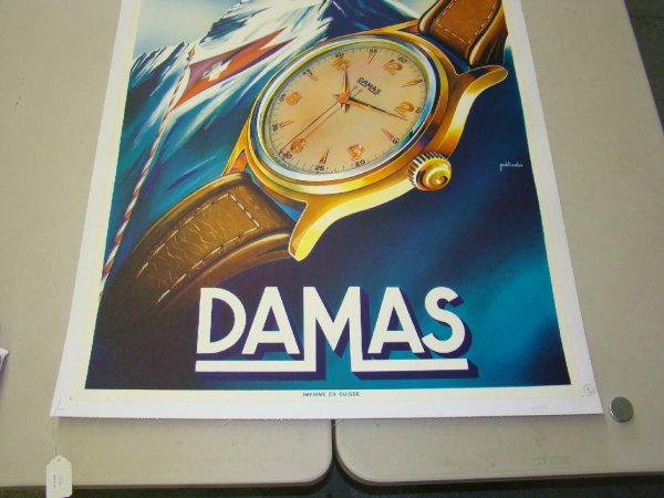 LINEN BACKED SWISS ADVERTISING POSTER - 3