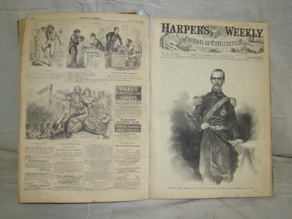 Harpers Weekly. 1862 Bound Volume. - 8