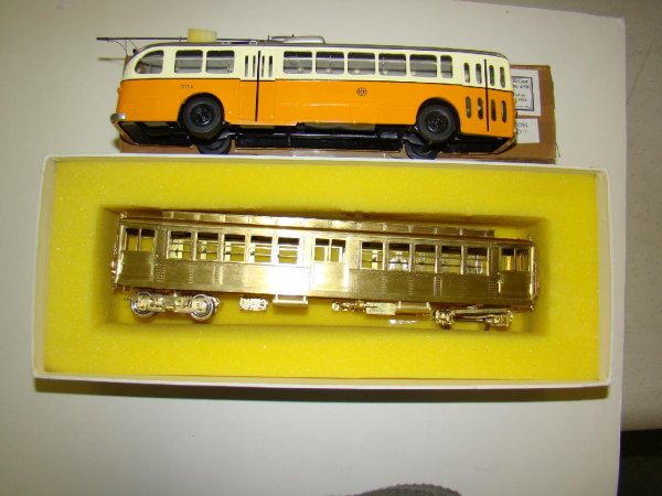 Boxed MTS Imports Brass Subway Car
