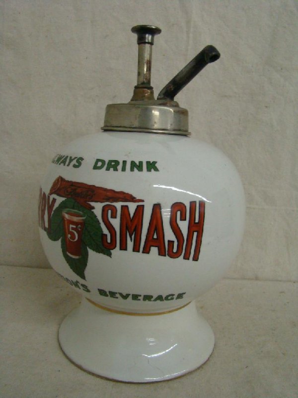 Vintage Cherry Smash Syrup Dispenser - 3