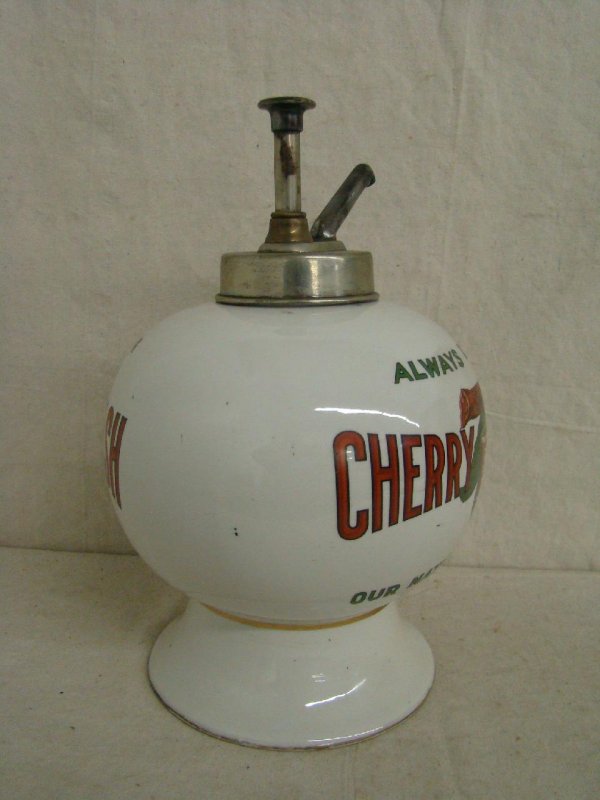 Vintage Cherry Smash Syrup Dispenser - 4
