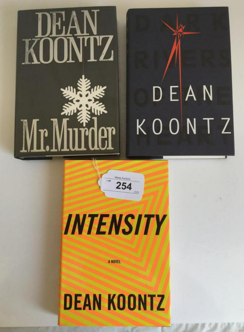 Dean Koontz. Lot of Three Signed. (1 of 1)