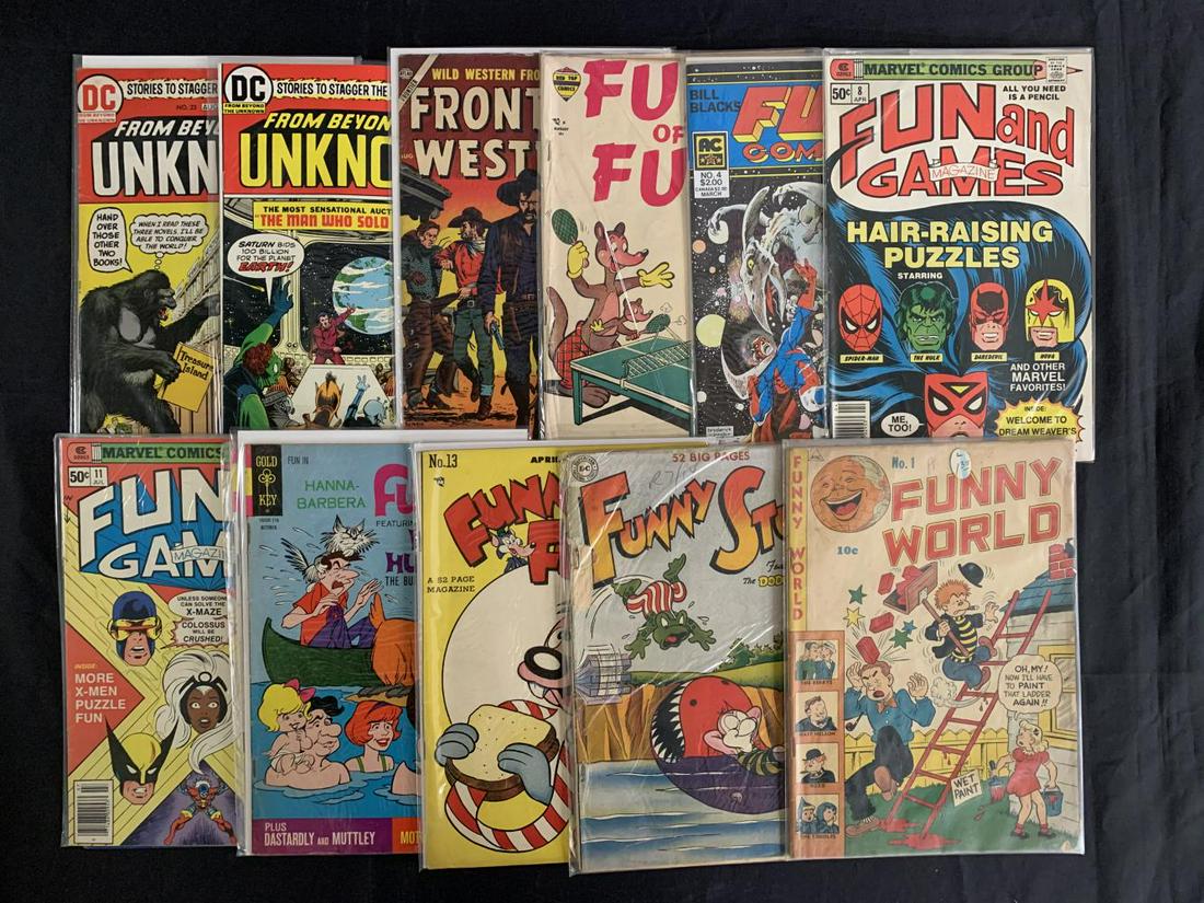Assorted Comics Short Box, Titles with Letter "F" (1 of 2)
