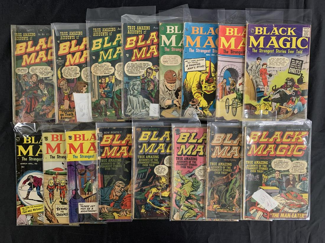 Black Magic Comics. (29) Issues. (1 of 3)