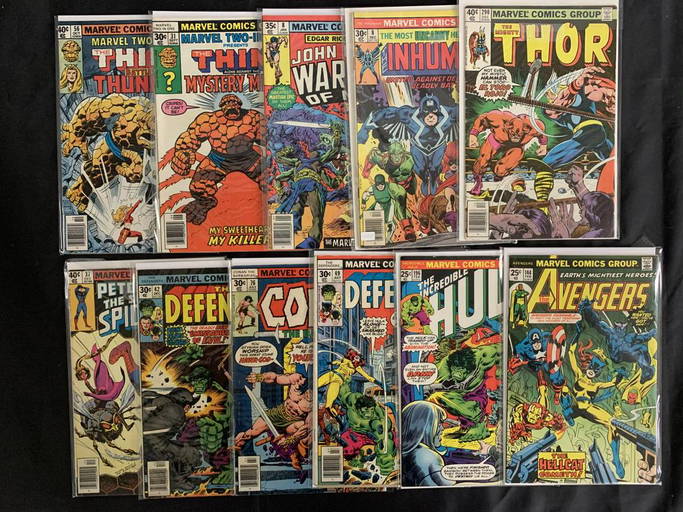 Bronze Age Marvel Comic Collection, 4 Long Boxes